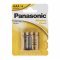 Panasonic AAA LR03 (mikro) hagyom�nyos elem 1.5V 4db/csomag Alkaline