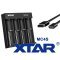 Xtar MC4S gyors t�lt� 1-4 Akkumul�tor USB-C 5V 2,1A Li-ion �s NiMH