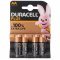 Duracell Mignon ceruza AA LR6 4db/csomag hagyom�nyos elem alk�li