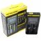 Nitecore Digicharger D2 t�lt� kijelz�vel AAA AA C D Li-Ion NiMH NiCd NC-D2EU
