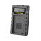 Nitecore UCN5 USB-C 2-ny�l�sos t�lt� Canon LP-E17 kompatibilis f�nyk�pez�g�p, videokamera