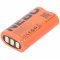 NEBO 2x21700 3,7V 9000mAh zsebl�mpa Akkumul�tor Li-Ion