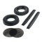 F�lp�rna k�szlet m�b�r Sennheiser HD25 HD25-1 II PC150 PC151 PC155 65mm 2db/csomag fekete