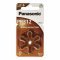 Panasonic PR312 hall�k�sz�l�k elem 1,4V 180mAh 6db/csomag Zink Air