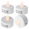 Heitech LED team�cses 4db/csomag s�rga pisl�kol� f�ny be-/kikapcsol�val elemekkel egy�tt CR2032