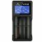 Xtar 2-�ll�s� USB Li-Ion t�lt� nagy LC-kijelz�vel ak�r 0,5Ah