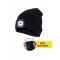 Velamp LED k�t�tt sapka fleece b�l�ssel 3,7V 250mAh �jrat�lthet� fekete