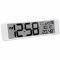 Technoline r�di�s fali�ra feh�r t�glalap 440x30x120mm d�tum h�m�r� higrom�ter