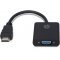HP HDMI-VGA adapter HDMI A dug� > VGA 15-t� aljzat fekete