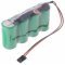 Helyettes�t� Akkumul�tor Racing-Pack SC (Sub-C) 4,8V 3600mAh Graupner csatlakoz� modell�p�t� NiMH