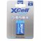 XCell alk�li elem 9 volt, 6LR61, 9V E-Block, k�rnyezetbar�t csomagol�s