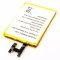 Helyettes�t� Akkumul�tor Sony Ericsson Xperia Z L36H 3,7V 2500mAh Li-ion