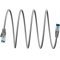 Goobay ultrarugalmas CAT 6A patchk�bel S/FTP 5m sz�rke