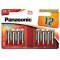 Panasonic Pro Power AA Mignon ceruza hagyom�nyos elem 12db/csomag