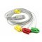 Medlinket orvosi EKG kábel 3-eres csipesszel Philips M1672A Medlinket orvosi EKG kábel 3-eres csipesszel Philips M1672A