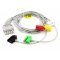 Medlinket orvosi EKG kábel 5-eres IEC clip LA RA V Philips M1971A kompatibilis Medlinket orvosi EKG kábel 5-eres IEC clip LA RA V Philips M1971A kompatibilis