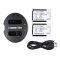 Helyettes�t� kozmetikai t�k�r Canon PowerShot N100 NB-12L CS-NB12MX DF-NB120UH USB k�bel