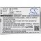 Helyettes�t� sz�t�r Akkumul�tor Canon Wordtank Z400 DB-10 1600mAh 5.92Wh 3.7V