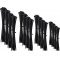 Goobay Tools k�belk�tegel� k�szlet 200db/csomag 4 m�ret fekete r�gz�t� z�rral