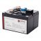Helyettes�t� Akkumul�torpakk APC RBC48-BD1 Smart-UPS 750 k�szre szerelt z�rt �lomakku