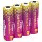 Ansmann Pure Power Mignon ceruza AA Akkumulátor 1,5V min.3250mAh típ.3500mAh 4db/csomag Li-Ion Ansmann Pure Power Mignon ceruza AA Akkumulátor 1,5V min.3250mAh típ.3500mAh 4db/csomag Li-Ion