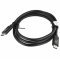 Heitech USB 3.2 Gen2 USB-C-USB-C t�lt�- �s adatk�bel 100W 10Gbit/s 1m