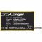 Helyettes�t� hotspot Akkumul�tor MF900 Li3832T43P3h455290-H 3100mAh 11.78Wh Li-Ion