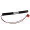 Helyettesítő Akkumulátor A-Size 4,8V 2100mAh egyoldali kábel 25cm 200x17mm NiMH Helyettesítő Akkumulátor A-Size 4,8V 2100mAh egyoldali kábel 25cm 200x17mm NiMH