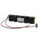 Helyettes�t� Akkumul�tor NC v�sz- �s biztons�gi vil�g�t�shoz 1/2D-Size 6V 2200mAh