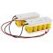Helyettes�t� Akkumul�tor RWA 24V 1800mAh 30cm k�belkimenet egyoldali f�lburkolat NiCd