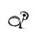 Helyettes�t� f�lhallgat� GES-A2 der�ksz�g� 3,5mm jack 120cm puha rugalmas f�lhurok