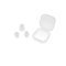 Helyettes�t� f�lilleszt�k �tl�tsz� k�szlet 1/2/3 lamell�s hangcs�vekhez 34x34mm higi�nbox szilikon