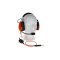 TITAN Ground Support hall�sv�d� headset libanyak mikrofon Inline-PTT 6,35mm jack csatlakoz�