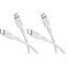 Goobay Silicone Cable USB-C szilikonkábel 1,5m 60W 3A fehér 2db/csomag Goobay Silicone Cable USB-C szilikonkábel 1,5m 60W 3A fehér 2db/csomag