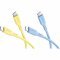 Goobay Silicone Cable Sun & Sky Set 2db USB-C 1,5m 60W 3A sárga,kék szilikonkábel Goobay Silicone Cable Sun & Sky Set 2db USB-C 1,5m 60W 3A sárga,kék szilikonkábel
