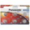 Panasonic CR2032 gombelem 6db/csomag IEC CR2032 10�v t�rolhat�s�g l�tium