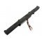 Helyettes�t� Akkumul�tor ASUS N552 N752 A41-N1501 14,8V 2600mAh 38,0Wh be�p�tett Li-ion