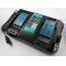 Helyettes�t� dupla t�lt� Makita 14.4V �s 18V Akkumul�tormul�torokhoz 14.4-18V kimenet