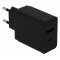 Voltronic VTPro GaN PD36W USB-C t�lt� fekete 1xUSB-C 1xUSB-A PD3.0 QC3.0
