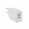 VTPro GaN 35W PD adapter 2xUSB-C feh�r PD3.0 QC3.0
