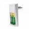 Varta Mini töltő 2xAA 2100mAh elemekkel együtt Varta Mini töltő 2xAA 2100mAh elemekkel együtt