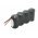 Vszvilgts Akkumultor, Ni-Cd, 4.8V, 1800mAh, F1x4, Sub-C, 20 cm vezetkkel