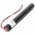 Vszvilgts Akkumultor, Ni-Cd, 4.8V, 1800mAh, L1x4, Sub-C Akkumultorpakk, 20 cm vezetkkel