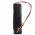Vszvilgts Akkumultor, Ni-Cd, 2.4V, 4500mAh, L1x2, Mono D, 20 cm vezetkkel