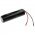 Vszvilgts Akkumultor, Ni-Cd, 2.4V, 2500mAh, L1x2 C Akkumultorpakk, 10 cm vezetkkel