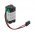 Vszvilgts Akkumultor, Ni-MH, 4.8V, 600mAh, F2x2 Micro AAA Akkumultorpakk, 10 cm vezetkkel s csatlakozval