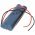 Vszvilgts Akkumultor, Ni-MH, 4.8V, 2100mAh, L2x2 A Akkumultorpakk, 20 cm vezetkkel