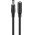 5.5mm x 2.5mm-es DC hosszabbt kbel, fekete, 10m - Kirusts!