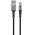 Goobay Micro USB kbel, szvetborts, 2m , szrke