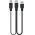 USB 3.0 Dual Power SuperSpeed hosszabt kbel 2db A csatlakoz > A csatlakoz anya alzat